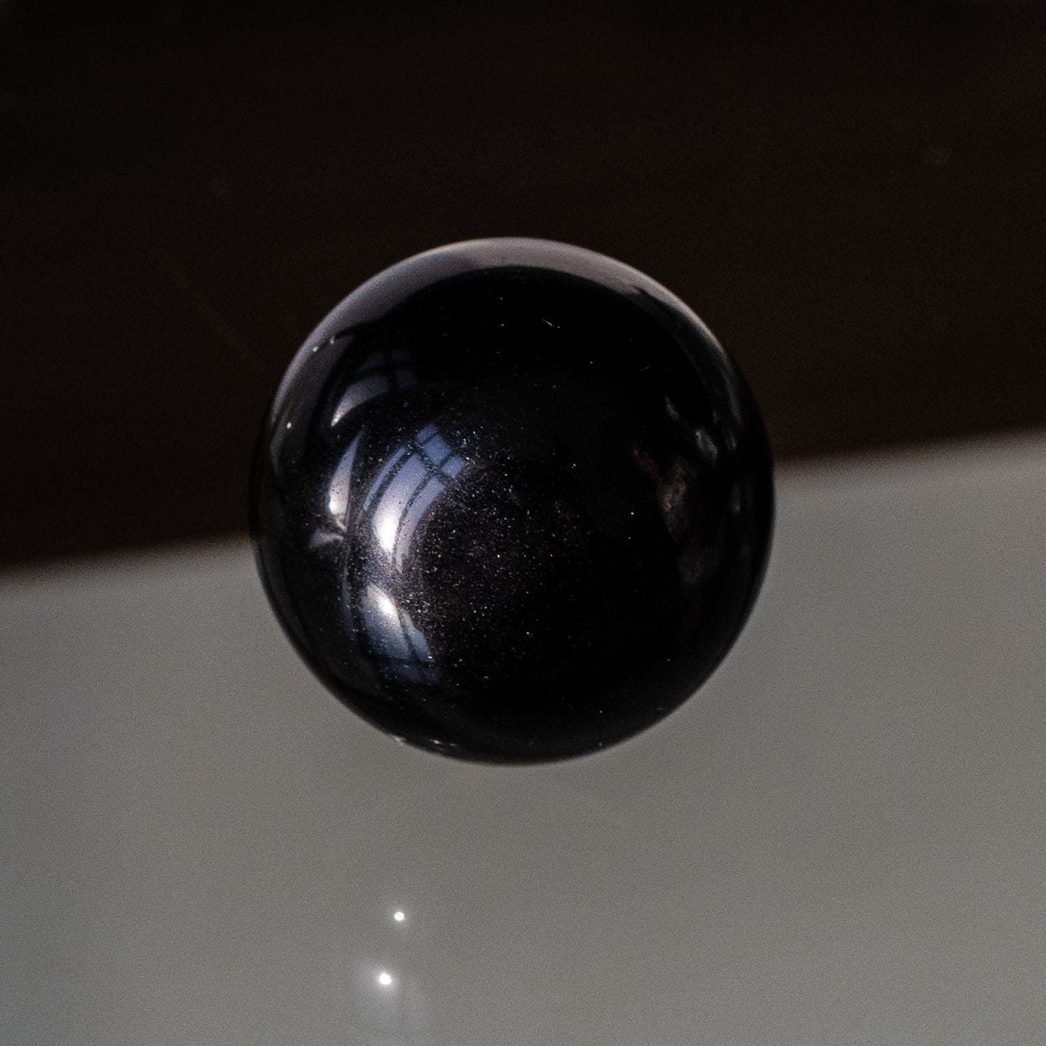 18k Gold Obsidian Keeper Pendant Necklace