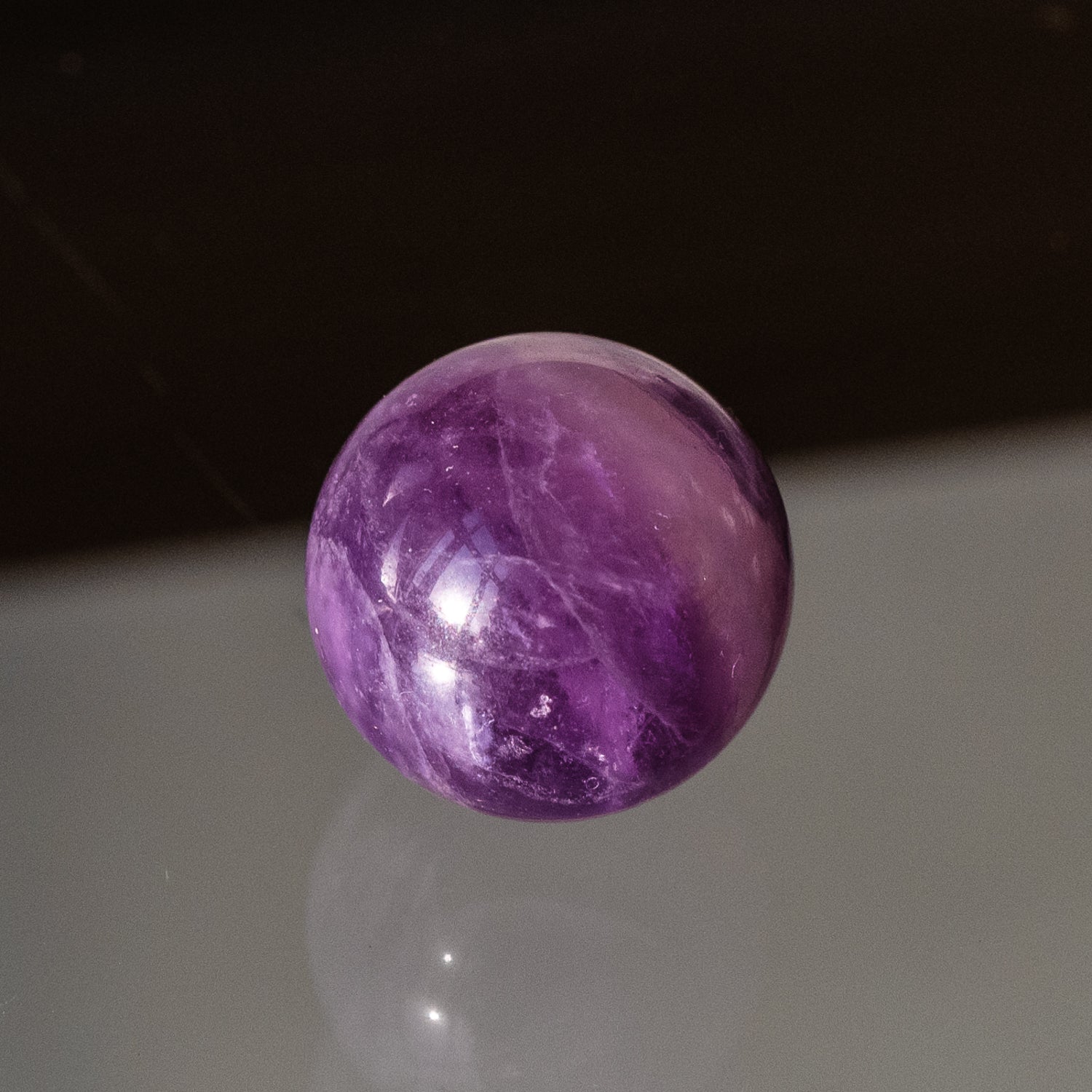 18k Gold Amethyst Keeper Pendant Necklace